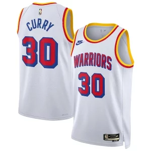 Attraente Stephen Curry Golden State Warriors Nike Unisex 2024/25 Swingman Jersey White Classic Edition