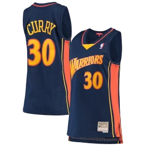 Attraente Pratico Stephen Curry Golden State Warriors Women's 2009 10 Hardwood Classics Swingman Jersey Navy