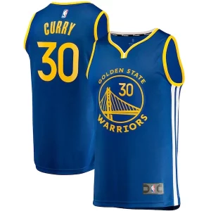 Delizioso Stephen Curry Golden State Warriors Fast Break Replica Jersey Icon Edition Royal