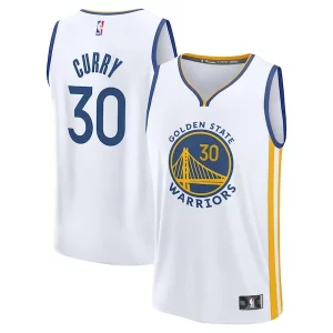 Gorgeous Stephen Curry Golden State Warriors Youth Fast Break Replica Player Jersey Association Edition White