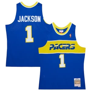 Fascinante Stephen Jackson Indiana Pacers 2004/05 Hardwood Classics Swingman Jersey Royal