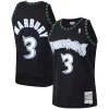 Cool Stephon Marbury Minnesota Timberwolves 1997/98 Hardwood Classics Swingman Jersey Black