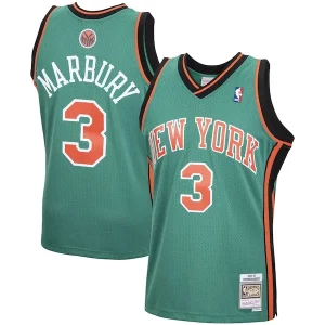 Prestigioso Duraturo Resistente Stephon Marbury New York Knicks 2001/02 Hardwood Classics Swingman Jersey Green