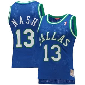 Magnifico Steve Nash Dallas Mavericks Women's 1998/99 Hardwood Classics Swingman Jersey Blue