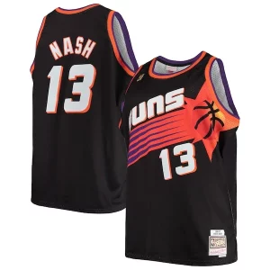 Carino Steve Nash Phoenix Suns 1996/97 Big & Tall Hardwood Classics Swingman Jersey Black/White