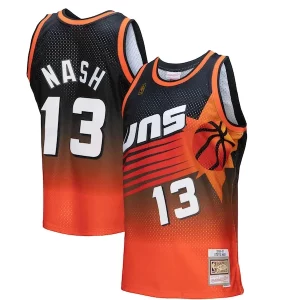 Fascinante Trendy Steve Nash Phoenix Suns 1996/97 Hardwood Classics Fadeaway Swingman Player Jersey Orange/Black