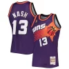 Gorgeous Cool Steve Nash Phoenix Suns 1996/97 Hardwood Classics Swingman Jersey Purple