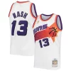 Comodo Accattivante Sofisticato Steve Nash Phoenix Suns 2001/02 Hardwood Classics Swingman Jersey White/Purple