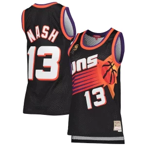Trendy Robusto Steve Nash Phoenix Suns Women's Hardwood Classics Swingman Jersey Black