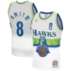 Pratico Steve Smith Atlanta Hawks 1996 97 Hardwood Classics Reload 3.0 Swingman Jersey White