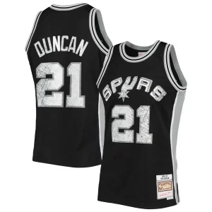 Versatile Attraente Tim Duncan San Antonio Spurs 1998/99 Hardwood Classics NBA 75th Anniversary Diamond Swingman Jersey Black