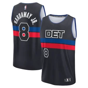 Meraviglioso Bellissimo Stupendo Tim Hardaway Jr. Detroit Pistons Fast Break Player Jersey Statement Edition Black