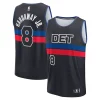 Meraviglioso Ottimo Comodo Tim Hardaway Jr. Detroit Pistons Youth Fast Break Player Jersey Statement Edition Black