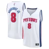 Attraente Tim Hardaway Jr. Detroit Pistons Youth Fast Break Replica Player Jersey Association White Edition