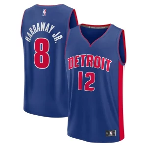 Gorgeous Meraviglioso Duraturo Tim Hardaway Jr. Detroit Pistons Fast Break Replica Player Jersey Icon Edition Blue