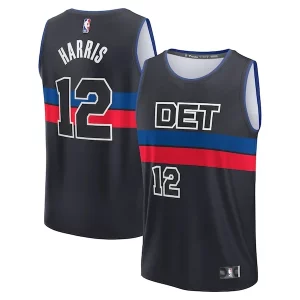 Moderno Tobias Harris Detroit Pistons Youth Fast Break Player Jersey Statement Edition Black