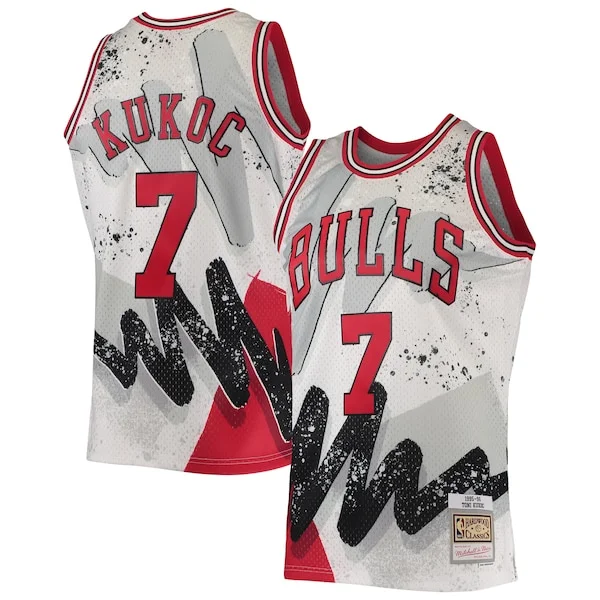 Classico Carino Robusto Toni Kukoc Chicago Bulls Hardwood Classics 1995/96 Hyper Hoops Swingman Jersey White