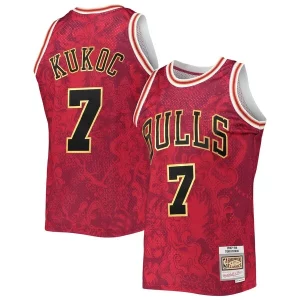 Magnifico Toni Kukoc Chicago Bulls Hardwood Classics 1997/98 Lunar New Year Swingman Jersey Red