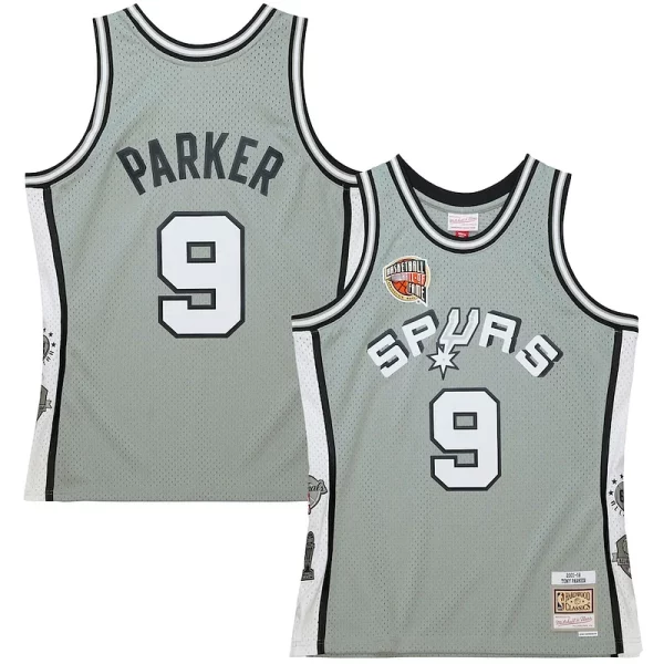 Bellissimo Magnifico Tony Parker San Antonio Spurs Unisex Hall of Fame Class of 2023 Throwback Swingman Jersey Gray