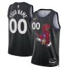 Meraviglioso Duraturo Trendy Toronto Raptors Nike Unisex 2024/25 Custom Swingman Jersey City Edition Black