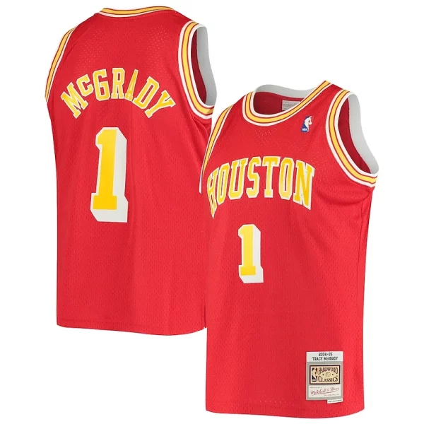 Fascinante Tracy McGrady Houston Rockets 2001/02 Hardwood Classics Swingman Jersey Red