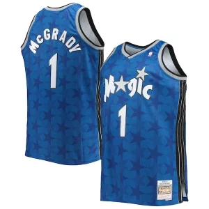 Trendy Tracy McGrady Orlando Magic Big & Tall 2000/01 Hardwood Classics Swingman Jersey Blue/Black