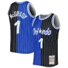 Incantevole Tracy McGrady Orlando Magic Hardwood Classics 2003/04 Split Swingman Jersey Blue/Black