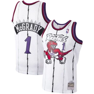 Fantastico Tracy McGrady Toronto Raptors 1998/99 Hardwood Classics Swingman Jersey White