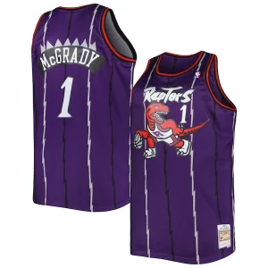 Fantastico Comodo Delizioso Tracy McGrady Toronto Raptors Big & Tall Hardwood Classics 1998/99 Swingman Jersey Purple