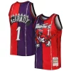 Sofisticato Incantevole Resistente Tracy McGrady Toronto Raptors Hardwood Classics 1998/99 Split Swingman Jersey Purple/Red