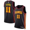 Robusto Fantastico Trae Young Atlanta Hawks Jordan Brand Unisex Swingman Jersey Statement Edition Black