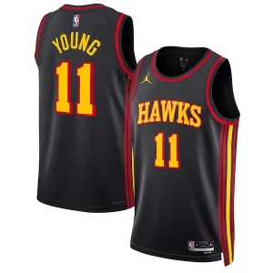 Robusto Fantastico Trae Young Atlanta Hawks Jordan Brand Unisex Swingman Jersey Statement Edition Black