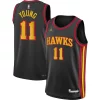 Incantevole Ottimo Raffinato Trae Young Atlanta Hawks Jordan Brand Youth Swingman Jersey Statement Edition Black