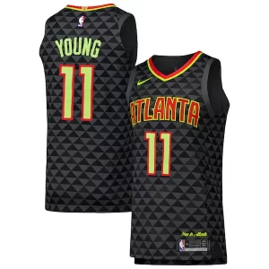 Resistente Eccezionale Trae Young Atlanta Hawks Nike Authentic Player Jersey Icon Edition Black