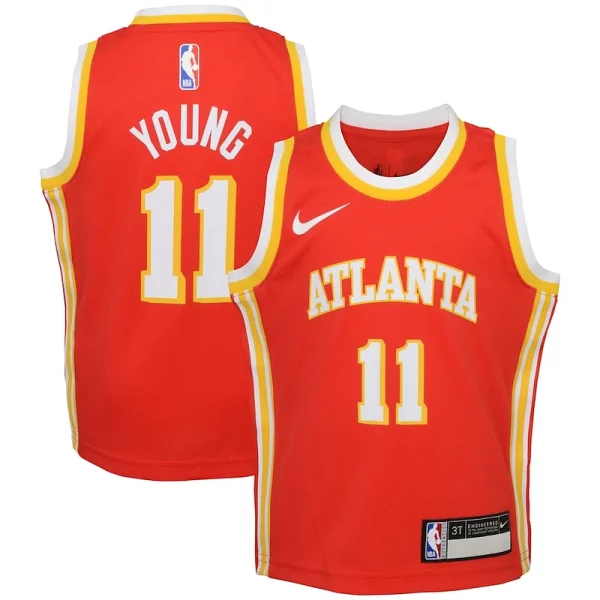 Ottimo Accattivante Prestigioso Trae Young Atlanta Hawks Nike Toddler Swingman Player Jersey Icon Edition Red