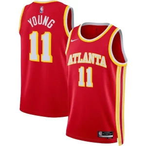 Magnifico Fantastico Splendido Trae Young Atlanta Hawks Nike Unisex Swingman Jersey Icon Edition Red/White