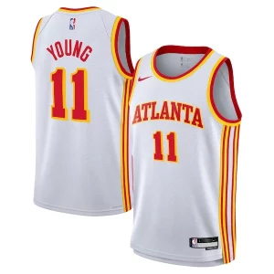 Accattivante Duraturo Trae Young Atlanta Hawks Nike Youth Swingman Jersey Association Edition White