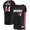 Pratico Versatile Tyler Herro Miami Heat Fast Break Replica Jersey Icon Edition Black