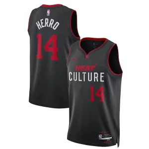 Pratico Incantevole Tyler Herro Miami Heat Nike Unisex 2023/24 Swingman Jersey Black City Edition