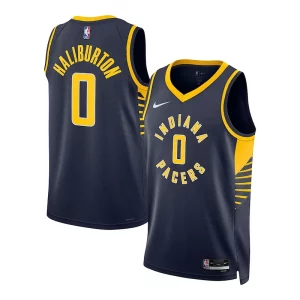 Splendido Raffinato Tyrese Haliburton Indiana Pacers Nike Unisex Swingman Jersey Association Edition Navy