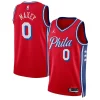 Raffinato Lussuoso Tyrese Maxey Philadelphia 76ers Jordan Brand Unisex Swingman Jersey Statement Edition Red