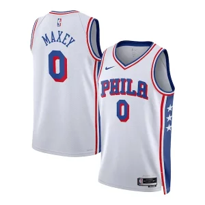 Splendido Tyrese Maxey Philadelphia 76ers Nike Unisex Swingman Jersey Association Edition White