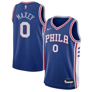 Attraente Incantevole Tyrese Maxey Philadelphia 76ers Nike Youth Swingman Jersey Icon Edition Royal