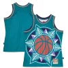 Resistente Carino Utah Jazz Hardwood Classics Blown Out Fashion Jersey Turquoise