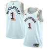 Stupendo Resistente Duraturo Victor Wembanyama San Antonio Spurs Nike Unisex 2024/25 Swingman Player Jersey City Edition Light Blue