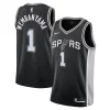 Fascinante Robusto Comodo Victor Wembanyama San Antonio Spurs Nike Youth 2023 NBA Draft First Round Pick Swingman Jersey Icon Edition Black