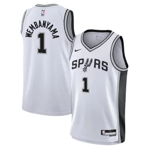 Lussuoso Victor Wembanyama San Antonio Spurs Nike Youth Swingman Jersey Association Edition White