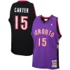 Attraente Classico Vince Carter Toronto Raptors 1999/00 Hardwood Classics Swingman Jersey Purple/White