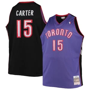 Fascinante Vince Carter Toronto Raptors Big & Tall 1999/00 Hardwood Classics Swingman Jersey Purple/White