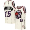 Carino Vince Carter Toronto Raptors Chainstitch Swingman Jersey Cream